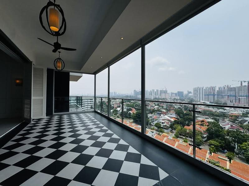 The Trizon, 8 Ridgewood Close, Tanglin / Holland / Bukit Timah, 4 Bedrooms, 1,959 sqft, Condominium For Rent, by Eric Lim, 500263241 - Balcony - PropertyGuru.com.sg