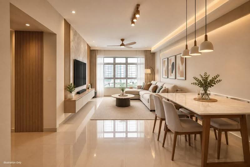 307B Ang Mo Kio Avenue 1, 307B Ang Mo Kio Avenue 1, Ang Mo Kio / Bishan / Thomson, 3 Bedrooms, 1,044 sqft, HDB Flat For Sale, by Edvin Lee, 500263289 - Living/Dining room - PropertyGuru.com.sg