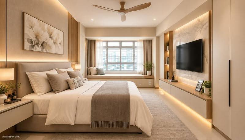 307B Ang Mo Kio Avenue 1, 307B Ang Mo Kio Avenue 1, Ang Mo Kio / Bishan / Thomson, 3 Bedrooms, 1,044 sqft, HDB Flat For Sale, by Edvin Lee, 500263289 - Master bedroom - PropertyGuru.com.sg