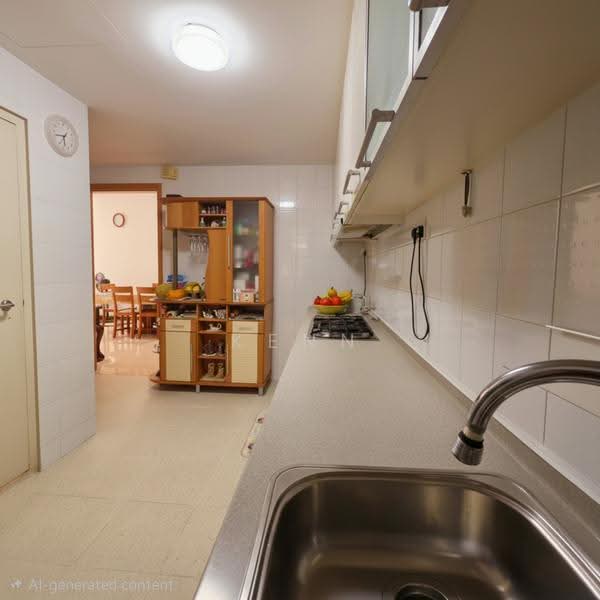 The Waterina, 51 Lorong 40 Geylang, Eunos / Geylang / Paya Lebar, 2 Bedrooms, 1,130 sqft, Apartment For Rent, by Kenn Lim, 500263290 - Kitchen - PropertyGuru.com.sg