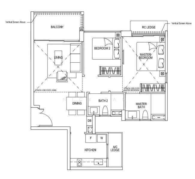 Bellewoods, 100 Woodlands Avenue 5, Admiralty / Woodlands, 2 Bedrooms, 1,066 sqft, Condominium For Sale, by Nick Tan, 500263309 - PropertyGuru.com.sg