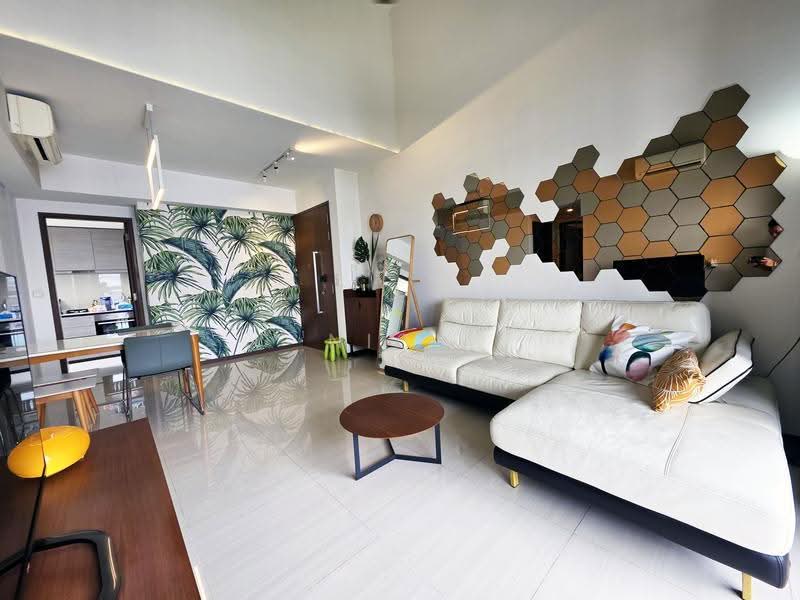 Bellewoods, 100 Woodlands Avenue 5, Admiralty / Woodlands, 2 Bedrooms, 1,066 sqft, Condominium For Sale, by Nick Tan, 500263309 - Living Room - PropertyGuru.com.sg