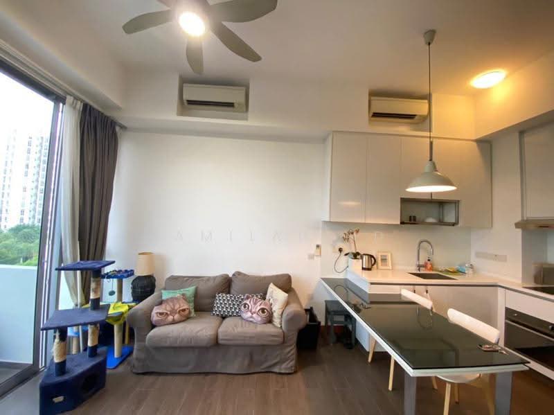 Woodhaven, 75 Woodgrove Avenue, Admiralty / Woodlands, 1 Bedroom, 592 sqft, Condominium For Sale, by Jamilah Md Yusof, 500263316 - Living Room - PropertyGuru.com.sg