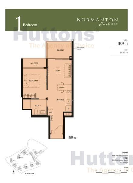 Normanton Park, 49 Normanton Park, Buona Vista / West Coast / Clementi New Town, 1 Bedroom, 517 sqft, Condominium For Rent, by Lim Y X, 500263342 - PropertyGuru.com.sg