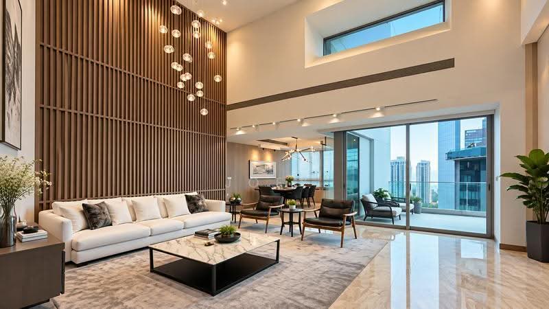 Skyline @ Orchard Boulevard, 23 Angullia Park, Orchard / River Valley, 3 Bedrooms, 3,100 sqft, Condominium For Sale, by Joey Lam, 500263347 - Living Room - PropertyGuru.com.sg