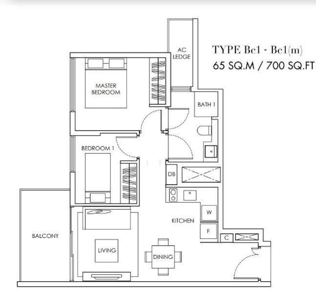 Highline Residences, 7 Kim Tian Road, Alexandra / Commonwealth, 2 Bedrooms, 700 sqft, Condominium For Rent, by Titi Chen, 500263381 - PropertyGuru.com.sg