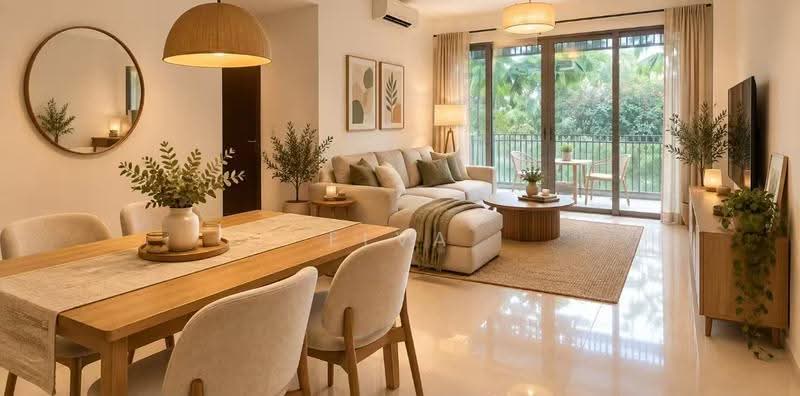 CHEAP CHEAP CHEAPHundred Trees 2+S can be converted into a 3-bedroom unit, Buona Vista / West Coast / Clementi New Town, 2 Bedrooms, 915 sqft, Condominium For Sale, by Elva Elva Ouyang, 500263384 - Living Room - PropertyGuru.com.sg