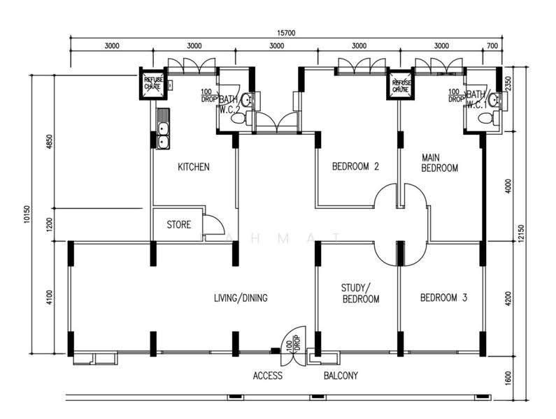 609 Ang Mo Kio Avenue 4, 609 Ang Mo Kio Avenue 4, Ang Mo Kio / Bishan / Thomson, 4 Bedrooms, 1,420 sqft, HDB Flat For Sale, by Rahmat MBA, 500263423 - PropertyGuru.com.sg