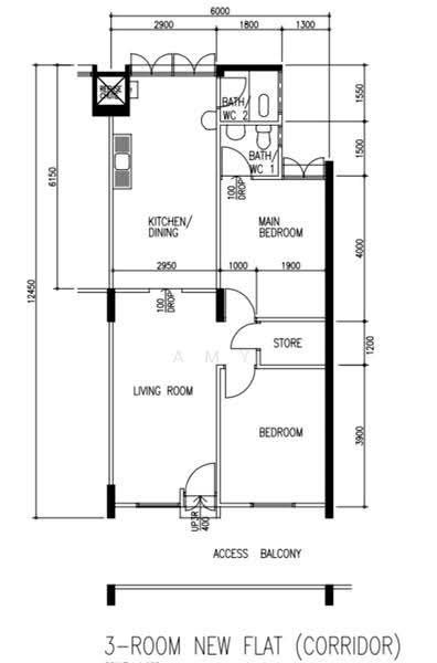 633 Ang Mo Kio Avenue 6, 633 Ang Mo Kio Avenue 6, Ang Mo Kio / Bishan / Thomson, 2 Bedrooms, 721 sqft, HDB Flat For Sale, by Amy Goh, 500263469 - PropertyGuru.com.sg