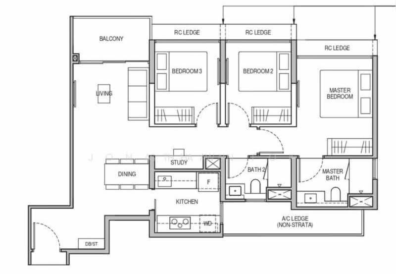Norwood Grand, Admiralty / Woodlands, 3 Bedrooms, 872 sqft, Condominium For Rent, by Shawn Fok, 500263491 - PropertyGuru.com.sg