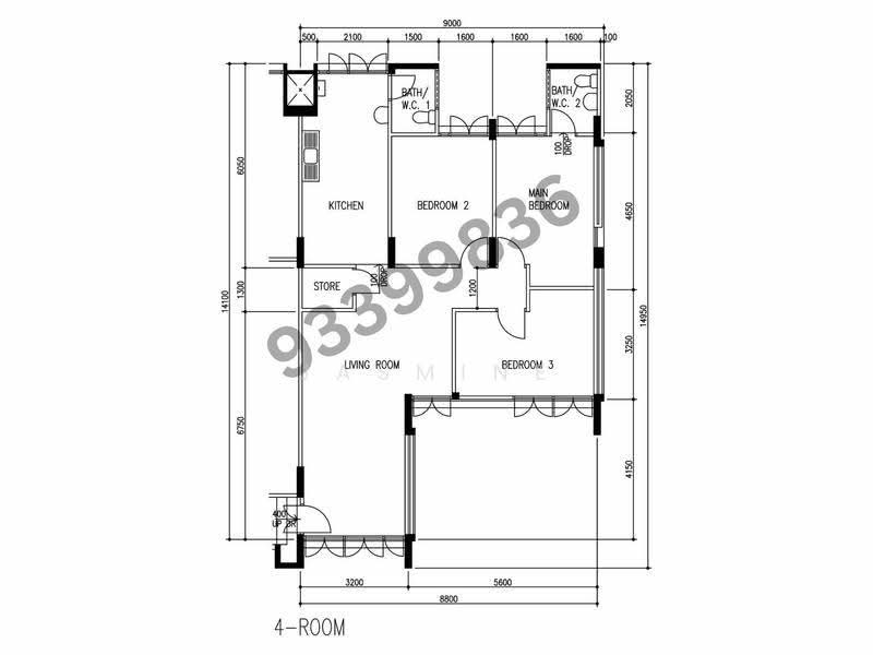 208 Yishun Street 21, 208 Yishun Street 21, Sembawang / Yishun, 3 Bedrooms, 1,001 sqft, HDB Flat For Sale, by Jasmine Lee T W, 500263507 - PropertyGuru.com.sg