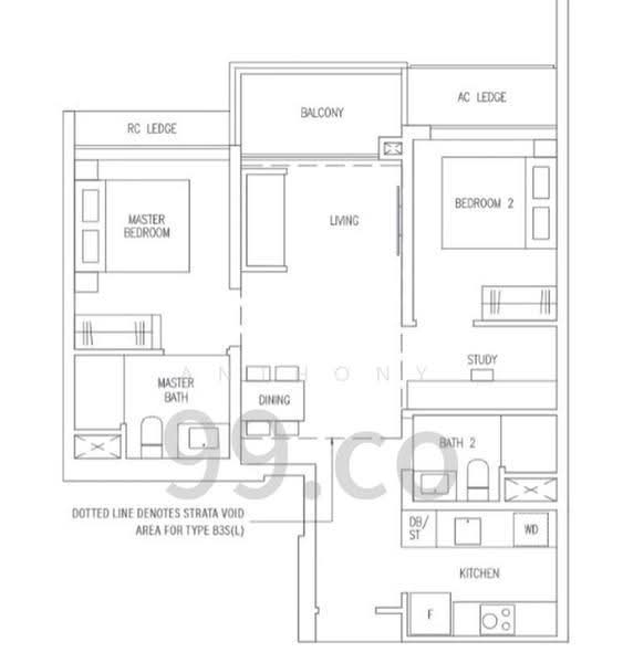 The Botany at Dairy Farm, 5 Dairy Farm Walk, Dairy Farm / Bukit Panjang / Choa Chu Kang, 2 Bedrooms, 743 sqft, Condominium For Rent, by Anthony Lee, 500263566 - PropertyGuru.com.sg