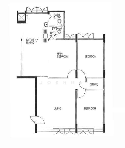 25 Teck Whye Lane, 25 Teck Whye Lane, Dairy Farm / Bukit Panjang / Choa Chu Kang, 3 Bedrooms, 990 sqft, HDB Flat For Sale, by Joshua Foo, 500263597 - PropertyGuru.com.sg
