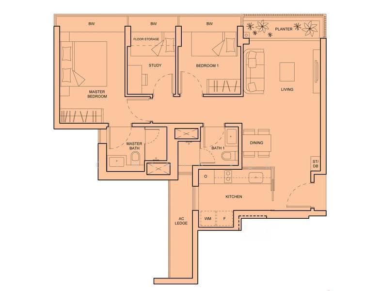 The Palette, 103 Pasir Ris Grove, Pasir Ris / Tampines, 3 Bedrooms, 893 sqft, Condominium For Sale, by Cynthia Kok, 500263606 - PropertyGuru.com.sg