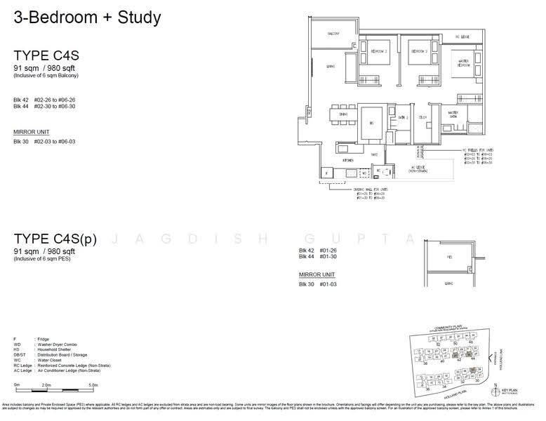 Amberwood at Holland, Tanglin / Holland / Bukit Timah, 3 Bedrooms, 980 sqft, Condominium For Sale, by Jagdish Gupta (JAG), 500263608 - C4S(p) - PropertyGuru.com.sg