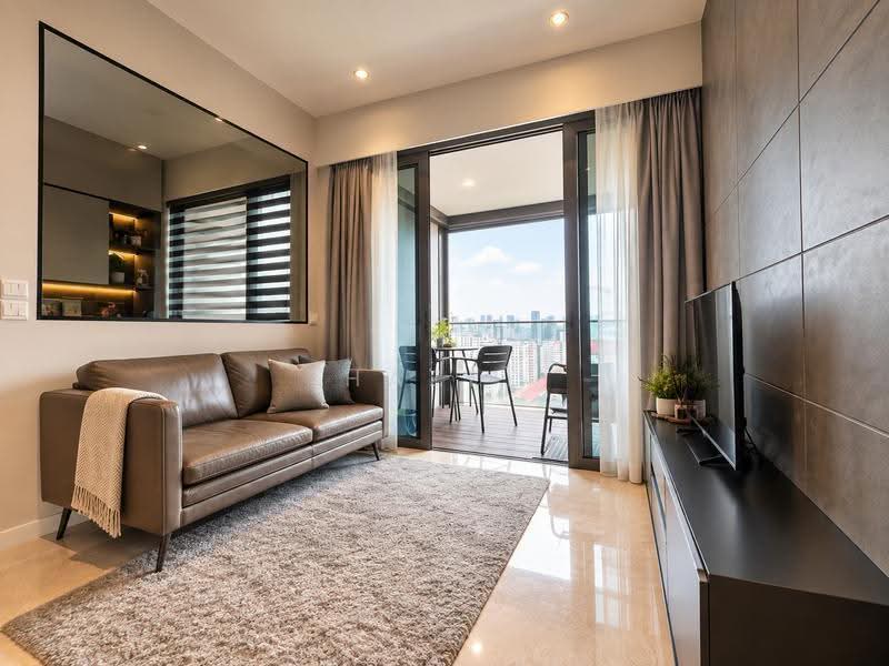 The Tre Ver, 62 Potong Pasir Avenue 1, Macpherson / Potong Pasir, 2 Bedrooms, 624 sqft, Condominium For Sale, by Hazel Lim, 500263617 - Living Room - PropertyGuru.com.sg