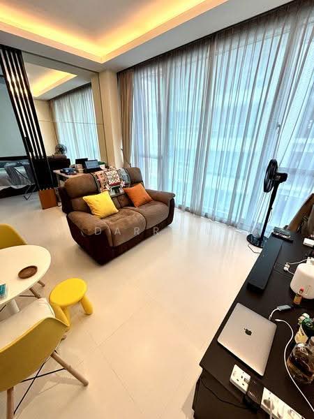 Mill Point, 3 Zion Close, Tanglin / Holland / Bukit Timah, 1 Bedroom, 527 sqft, Apartment For Rent, by Darrell Sim, 500263626 - Living Room - PropertyGuru.com.sg
