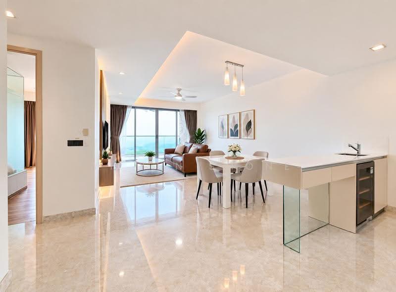 The Azure, 201 Ocean Drive, Harbourfront / Telok Blangah, 3 Bedrooms, 1,711 sqft, Condominium For Rent, by Yi Yun Shone Zhang, 500263646 - Living Room - PropertyGuru.com.sg