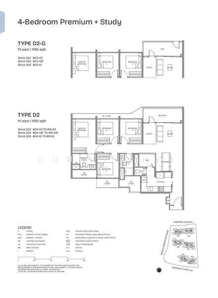 PINERY RESIDENCES, Pasir Ris / Tampines, 4 Bedrooms, 1,195 sqft, Condominium For Sale, by Christopher Tan, 500263655 - D2-G - PropertyGuru.com.sg
