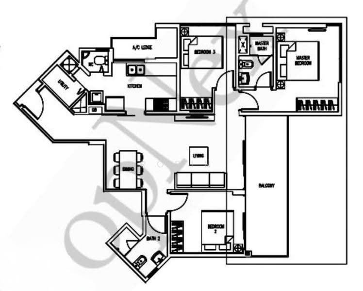 Miltonia Residences, 554 Miltonia Close, Sembawang / Yishun, 3 Bedrooms, 1,173 sqft, Condominium For Sale, by Robin Chan, 500263669 - PropertyGuru.com.sg