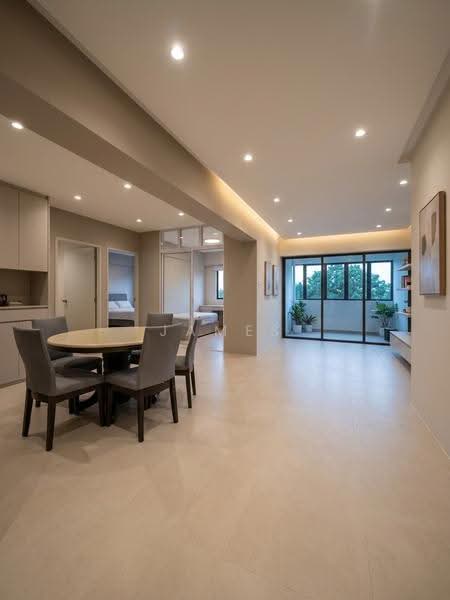 666B Jurong West Street 65, 666B Jurong West Street 65, Boon Lay / Jurong / Tuas, 3 Bedrooms, 1,399 sqft, HDB Flat For Sale, by James Hong, 500263695 - AI Illustrated Dining Room - PropertyGuru.com.sg