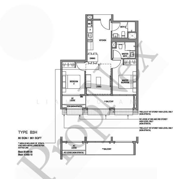 Mayfair Gardens, 8 Rifle Range Road, Clementi Park / Upper Bukit Timah, 2 Bedrooms, 861 sqft, Condominium For Sale, by Liam Yuhan (粘钰含), 500263739 - PropertyGuru.com.sg