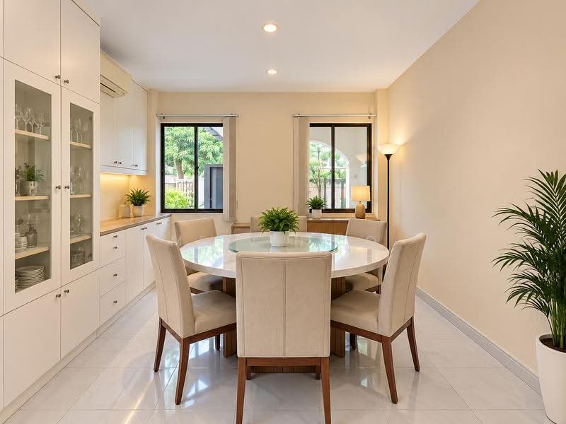 Jalan Pernama | Jalan Bena | Upper Changi Road North, Jalan Pernama | Jalan Bena | Upper Changi Road North, Changi Airport / Changi Village, 4 Bedrooms, 2,800 sqft, Semi-Detached House For Sale, by Melvin Lo, 500263828 - Dining Room - PropertyGuru.com.sg