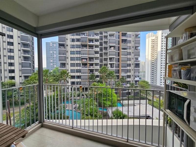 High Park Residences, 21 Fernvale Road, Seletar / Yio Chu Kang, 3 Bedrooms, 872 sqft, Condominium For Rent, by Wayne Teo, 500263854 - Balcony - PropertyGuru.com.sg