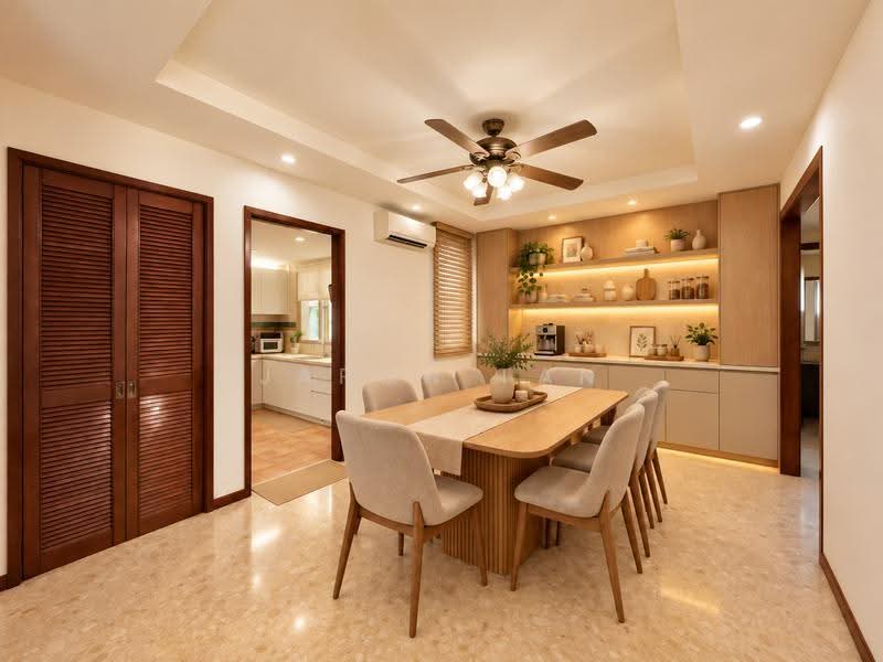 The Rivervale, 1 Rivervale Link, Hougang / Punggol / Sengkang, 3 Bedrooms, 1,302 sqft, Condominium For Sale, by Jaron Tan, 500263874 - Dining Room (Illustration) - PropertyGuru.com.sg