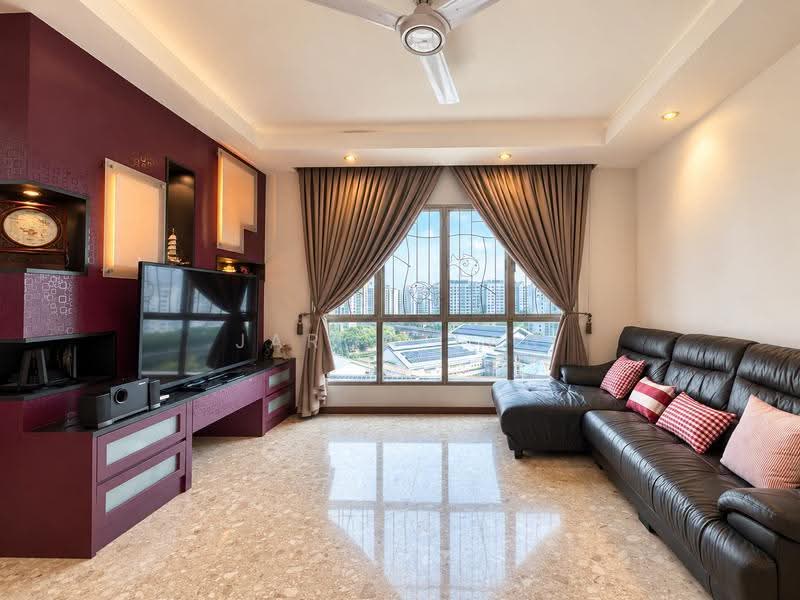The Rivervale, 1 Rivervale Link, Hougang / Punggol / Sengkang, 3 Bedrooms, 1,302 sqft, Condominium For Sale, by Jaron Tan, 500263874 - Living Room (Actual) - PropertyGuru.com.sg