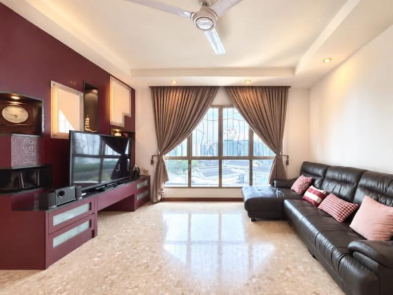 The Rivervale, 1 Rivervale Link, Hougang / Punggol / Sengkang, 3 Bedrooms, 1,302 sqft, Condominium For Sale, by Jaron Tan, 500263874 - Living Room (Actual) — Spacious & Bright - PropertyGuru.com.sg