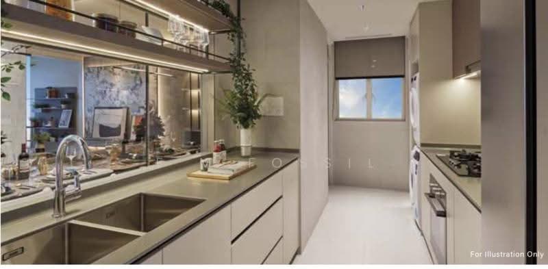 Lentor Hills Residences, 35 Lentor Hills Road, Mandai / Upper Thomson, 2 Bedrooms, 721 sqft, Condominium For Sale, by F M Fossil, 500263903 - Kitchen - PropertyGuru.com.sg