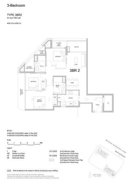 One Marina Gardens, 3 Marina Gardens Lane, Boat Quay / Raffles Place / Marina, 3 Bedrooms, 980 sqft, Apartment For Sale, by Hazel Toh, 500263938 - 3BR2 - PropertyGuru.com.sg