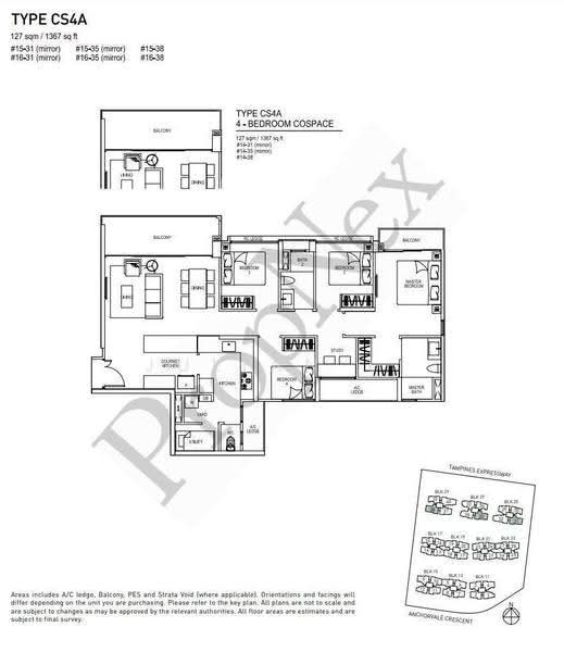 Bellewaters, 11 Anchorvale Crescent, Hougang / Punggol / Sengkang, 4 Bedrooms, 1,367 sqft, Condominium For Sale, by Julian Li, 500264074 - PropertyGuru.com.sg