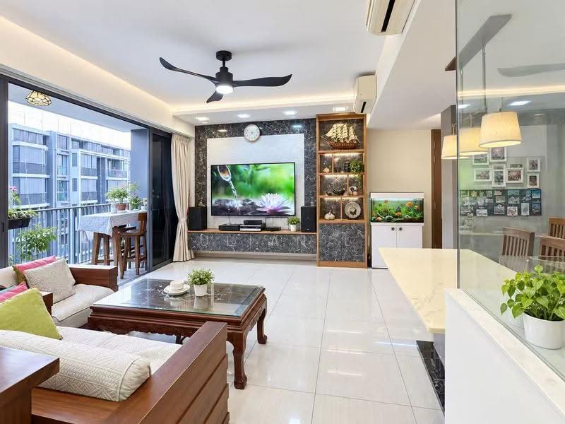 Bellewaters, 11 Anchorvale Crescent, Hougang / Punggol / Sengkang, 4 Bedrooms, 1,367 sqft, Condominium For Sale, by Julian Li, 500264074 - Living Room - PropertyGuru.com.sg