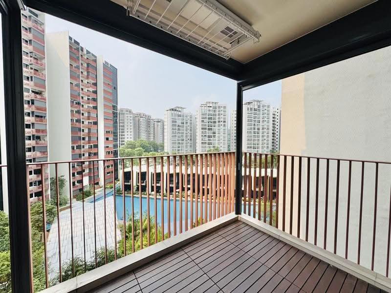 Riverfront Residences, 53 Hougang Avenue 7, Hougang / Punggol / Sengkang, 2 Bedrooms, 614 sqft, Condominium For Rent, by Melody Liew, 500264088 - Balcony - PropertyGuru.com.sg