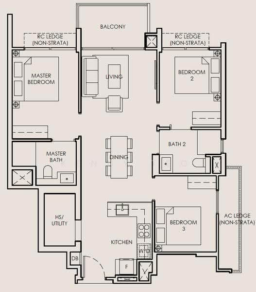 The Sen, De Souza Avenue, Clementi Park / Upper Bukit Timah, 3 Bedrooms, 872 sqft, Condominium For Sale, by Kenny Teo, 500264154 - PropertyGuru.com.sg