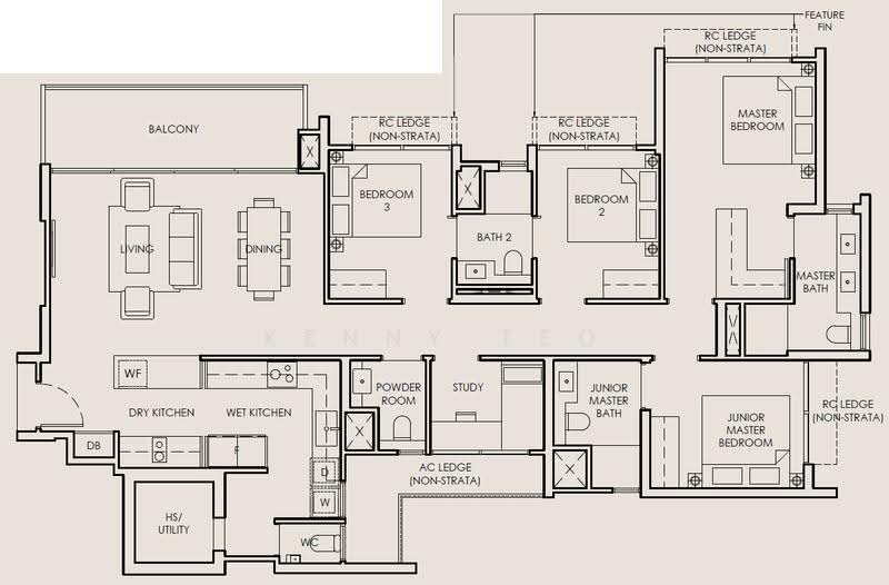 The Sen, De Souza Avenue, Clementi Park / Upper Bukit Timah, 4 Bedrooms, 1,453 sqft, Condominium For Sale, by Kenny Teo, 500264155 - PropertyGuru.com.sg