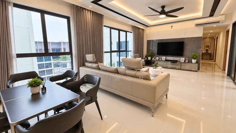 Twin Fountains, 15 Woodlands Avenue 6, Admiralty / Woodlands, 5 Bedrooms, 2,207 sqft, Condominium For Sale, by Ben Wong, 500264214 - Living Room - PropertyGuru.com.sg