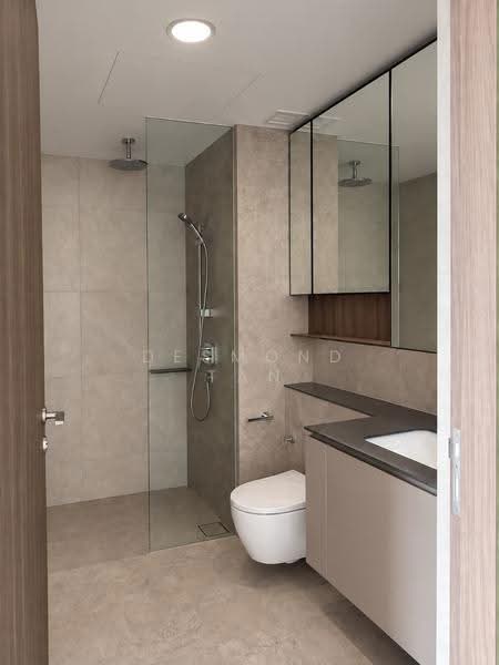 Norwood Grand, 2 Champions Way, Admiralty / Woodlands, 1 Bedroom, 495 sqft, Condominium For Rent, by Desmond Tan, 500264262 - Bathroom - PropertyGuru.com.sg