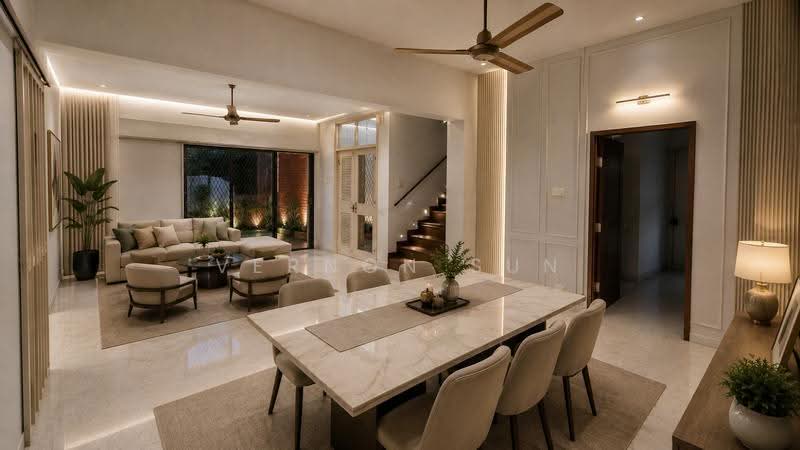 Sunset Way, Sunset Way, Buona Vista / West Coast / Clementi New Town, 5 Bedrooms, 4,200 sqft, Bungalow House For Sale, by Vernon Sun, 500264265 - Living Room - PropertyGuru.com.sg