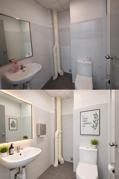 Mega@Woodlands, 39 Woodlands Close, Admiralty / Woodlands, 2,378 sqft, Light Industrial (B1) For Sale, by Ken Tan, 500264269 - Bathroom - CommercialGuru.com.sg