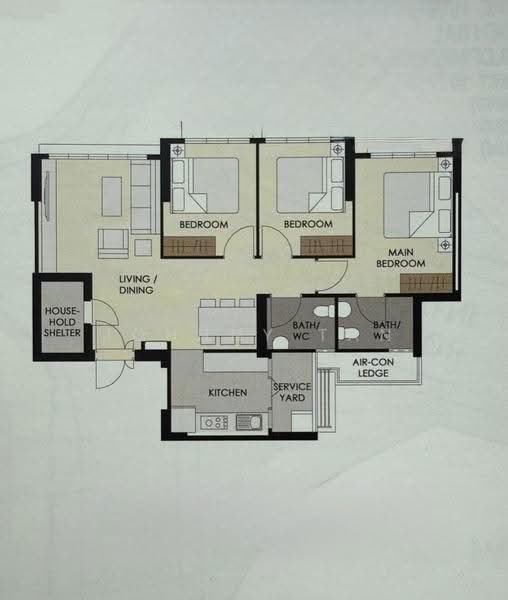 165B Yung Kuang Court, 165B Yung Kuang Road, Boon Lay / Jurong / Tuas, 3 Bedrooms, 1,001 sqft, HDB Flat For Sale, by Johnny Tan, 500264298 - PropertyGuru.com.sg