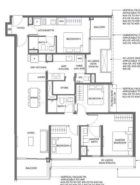 Dual Key 4 Bedroom | Clementi | MRT | 1km Top Schools, Clementi, Buona Vista / West Coast / Clementi New Town, 4 Bedrooms, 1,313 sqft, Condominium For Sale, by Kay Cloud, 500264307 - PropertyGuru.com.sg