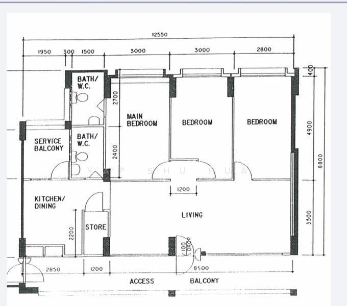 554 Serangoon North Avenue 3, 554 Serangoon North Avenue 3, Hougang / Punggol / Sengkang, 3 Bedrooms, 1,076 sqft, HDB Flat For Sale, by Yap Shu Hua, 500264327 - PropertyGuru.com.sg