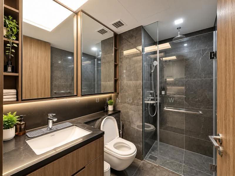 The M, 30 Middle Road, Beach Road / Bugis / Rochor, 1 Bedroom, 409 sqft, Condominium For Sale, by Ong Beng Yew, 500264331 - Bathroom - PropertyGuru.com.sg