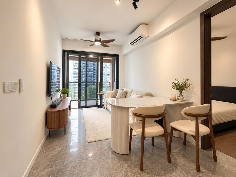The M, 30 Middle Road, Beach Road / Bugis / Rochor, 1 Bedroom, 409 sqft, Condominium For Sale, by Ong Beng Yew, 500264331 - Living Room - PropertyGuru.com.sg