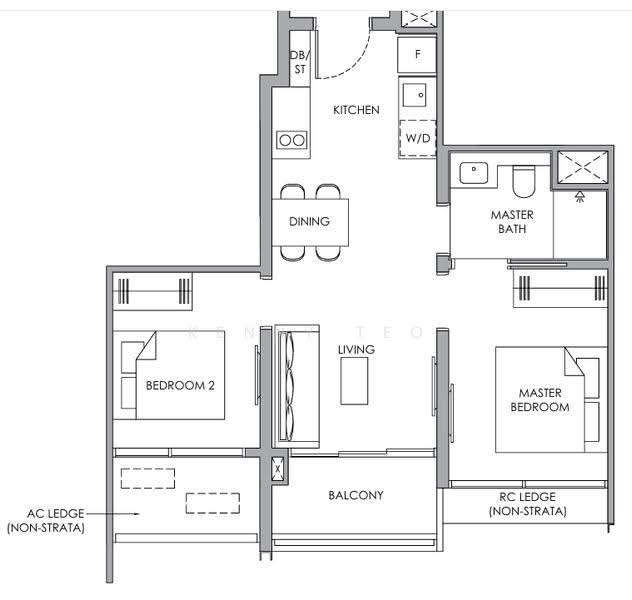 Narra Residences, 50, Dairy Farm / Bukit Panjang / Choa Chu Kang, 2 Bedrooms, 560 sqft, Condominium For Sale, by Kenny Teo, 500264353 - PropertyGuru.com.sg