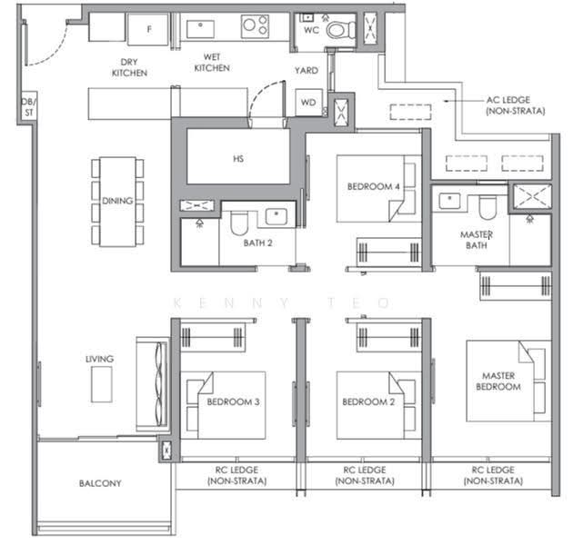 Narra Residences, 50, Dairy Farm / Bukit Panjang / Choa Chu Kang, 4 Bedrooms, 1,152 sqft, Condominium For Sale, by Kenny Teo, 500264361 - PropertyGuru.com.sg