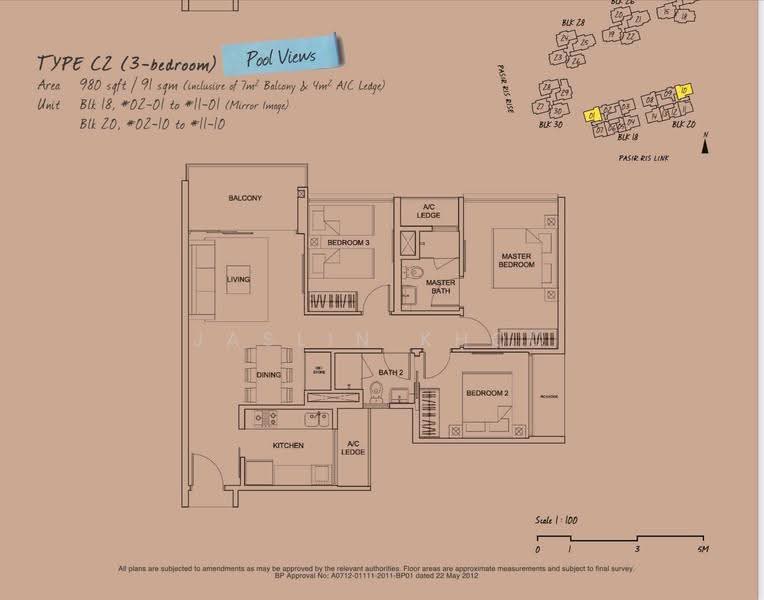 Sea Esta, 18 Pasir Ris Link, Pasir Ris / Tampines, 3 Bedrooms, 980 sqft, Condominium For Sale, by Jaslin Khoo, 500264405 - PropertyGuru.com.sg